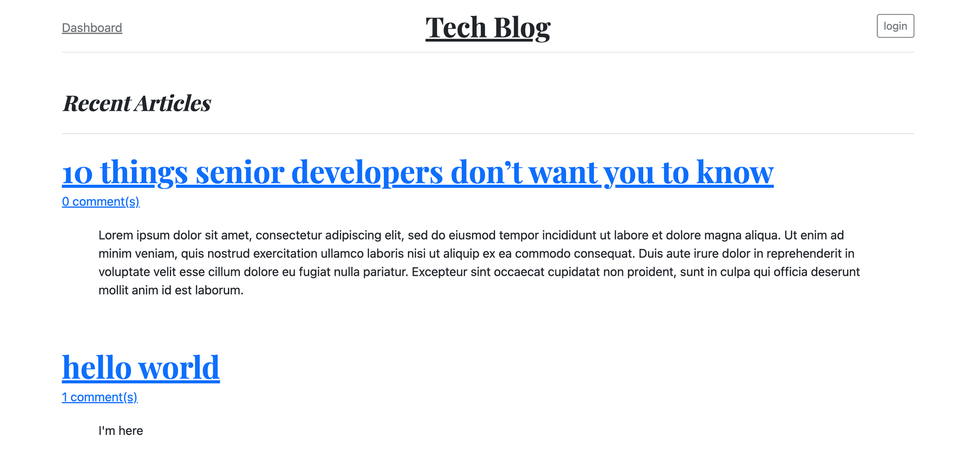 Tech Blog